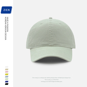 韩版 帽子女简约纯色休闲百搭软顶棒球帽情侣棒球帽男显脸小鸭舌帽