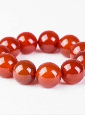 时尚风红色水晶宝石本命年手链