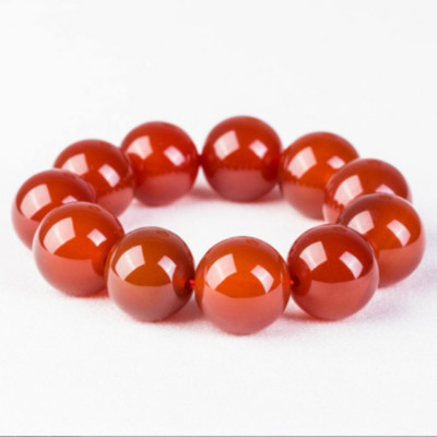 时尚风红色水晶宝石本命年手链