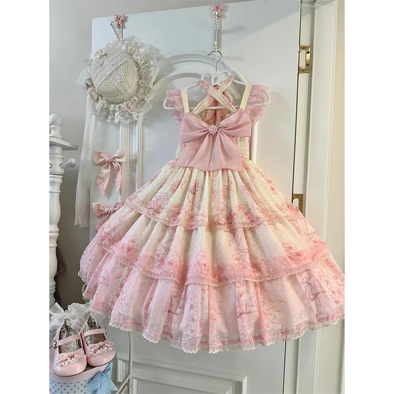 日系小个子甜美lolita蛋糕连衣裙