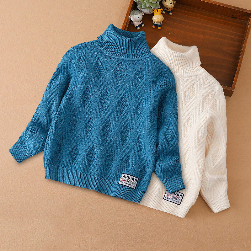 宝宝高领毛衣2023秋冬装加绒加厚男童针织打底线衫中大童保暖上衣,童装/婴儿装/亲子装,毛衣/针织衫,淘宝优惠券,粉丝福利购,淘宝优惠卷