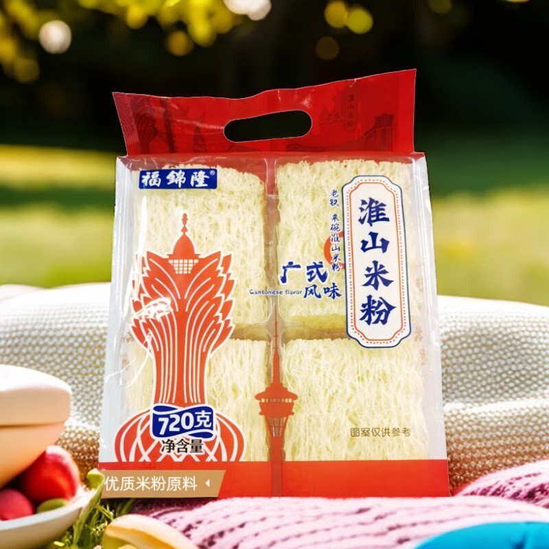 新日期香港福锦隆 720克广式淮山米粉 拌粉,炒粉 汤粉