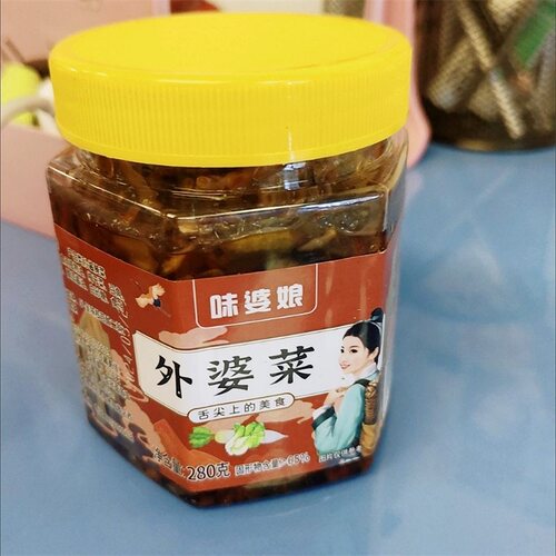 促销香辣下饭菜湖南特产外婆菜自制农家咸菜瓶装拌饭拌面酱菜湘西