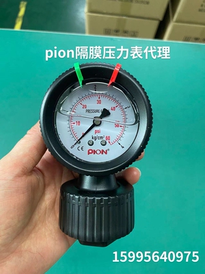 pion隔膜压力表4kg P-D25AP-040G