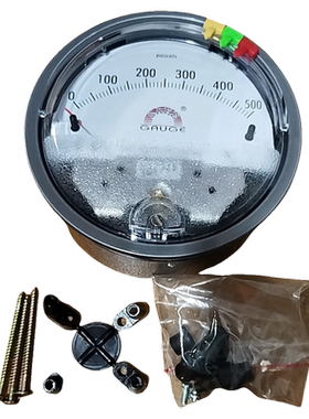 台湾华记压差表J-5000-500pa pascals风压表线路板芯片无尘室专用