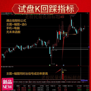 试盘K回踩资金监控游资量化短线突破回踩短线回踩确认上涨战法