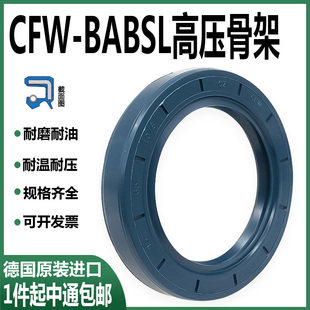 德国进口CFW骨架油封减速机油泵带弹簧径向耐高压BABSL型双唇轴封