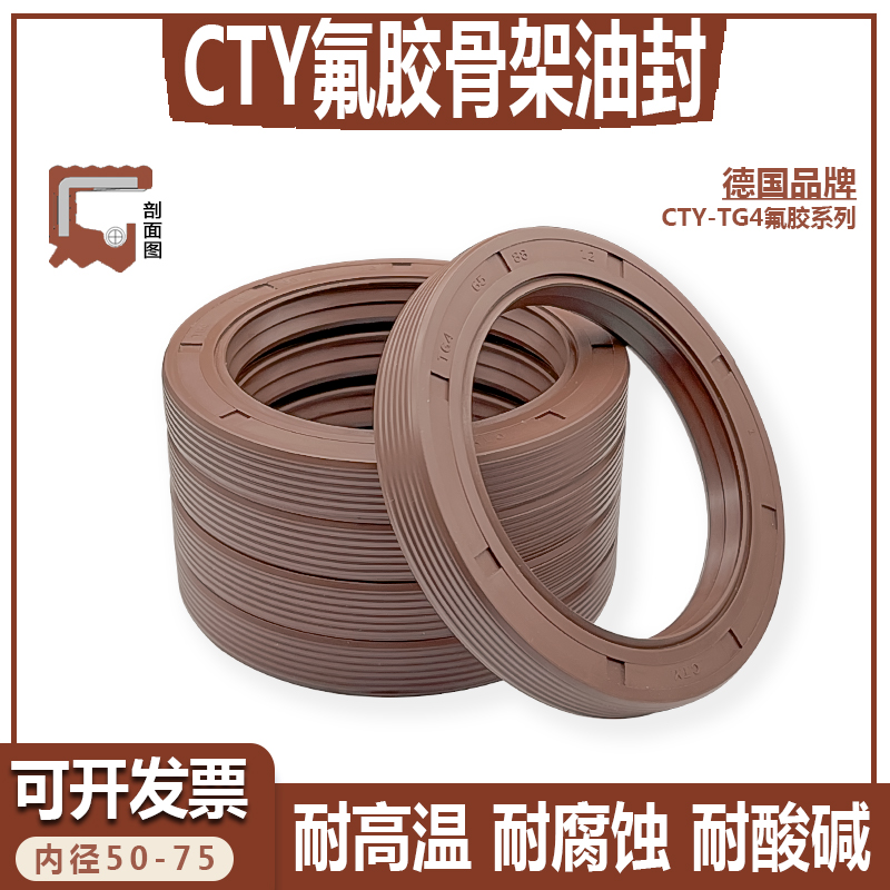 德国CTY-TG4氟橡胶骨架油封耐磨