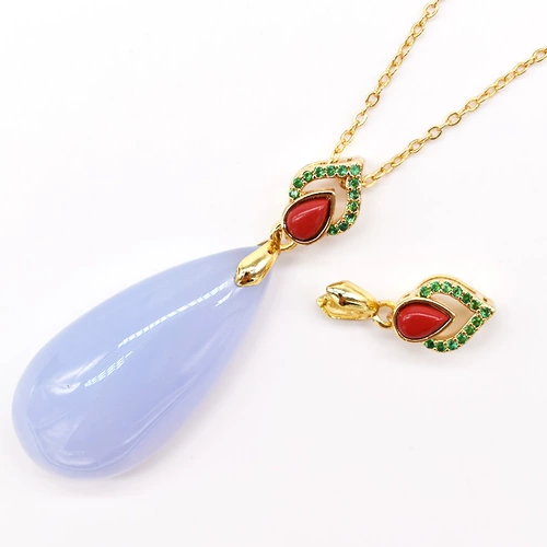 Подвеска подходит для мужчин и женщин, изумрудный аксессуар, чай Тегуаньинь из нефрита, серебро 925 пробы, DIY