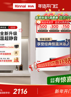 【爆款推荐】林内燃气热水器节能恒温采暖壁挂炉C30/D01/GC21