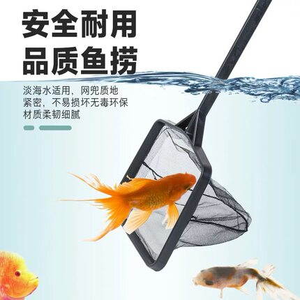 鱼捞小鱼网小渔网鱼捞网迷你型鱼缸网兜金鱼网捞手抄网渔捞捞鱼网