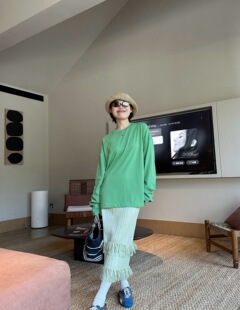 出口订单精品｜日单三宅重工新款褶皱流苏半身裙流苏半裙女长裙