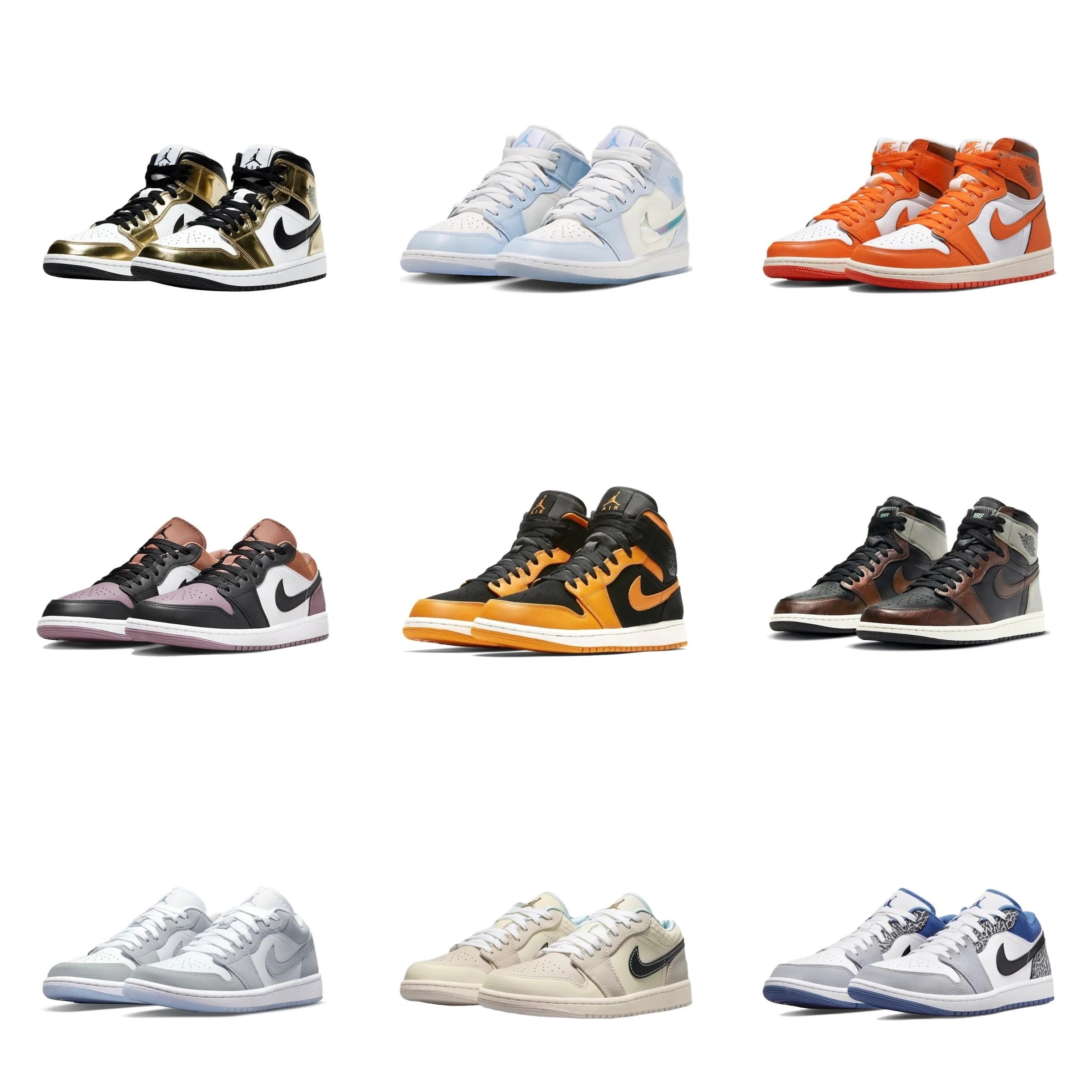 【断码特价】耐克nike AJ1 高性价比男女同款舒适百搭板鞋