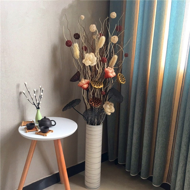 仕梅迪龙柳树枝干枝装饰玄关橱窗插花客厅落地花瓶叶脉 仕梅迪龙柳树枝干枝装饰玄关橱窗插花客厅落地花瓶叶脉