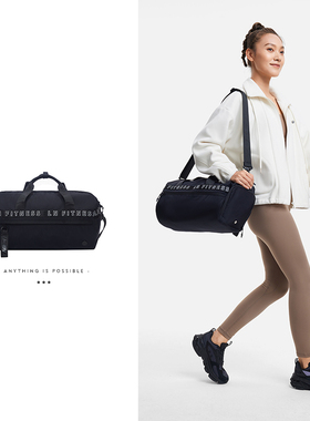中国李宁新款男女同款运动休闲时尚大容量收纳拎包斜挎包ABLS169