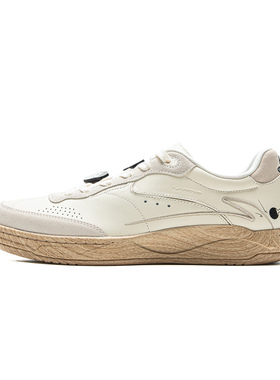 Lining/李宁Xuperman联名和光男女同款户外休闲薄底板鞋AGCV447