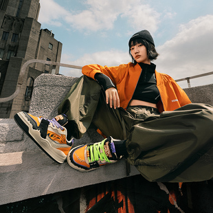 低帮回弹休闲鞋 中国风减震板鞋 AGCS427 梦想男女同款 中国李宁月白