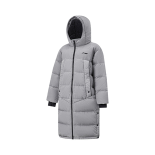 中国李宁2023款冬季儿童保暖连帽防寒防风运动羽绒服外套YYMT009