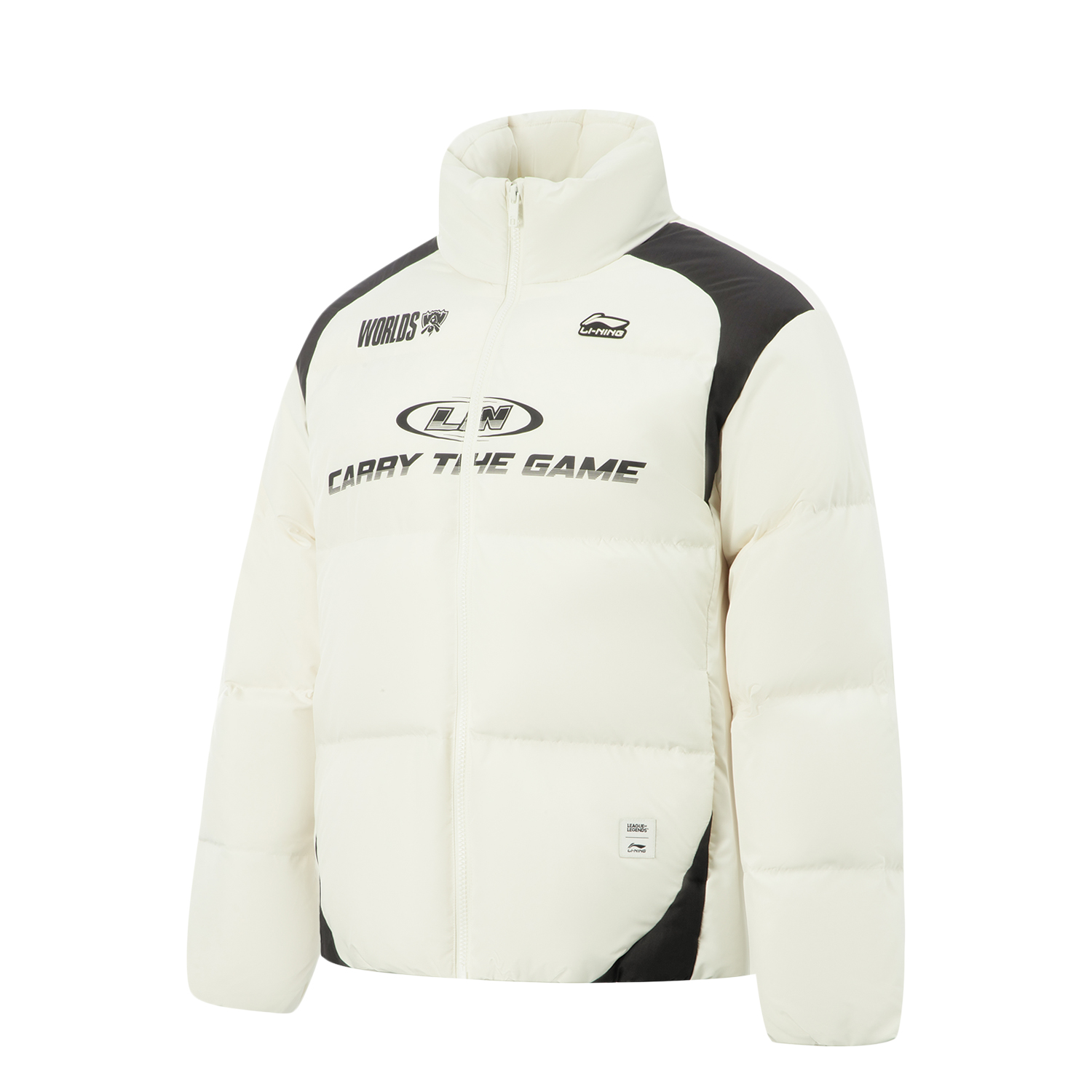 李宁男子户外时尚保暖运动羽绒服