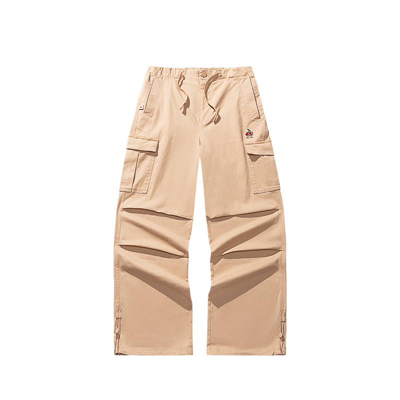 安踏女子户外时尚运动梭织长裤