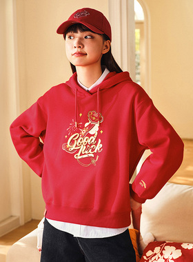 ANTA/安踏关晓彤同款好事发生女子户外时尚加绒连帽卫衣162518728