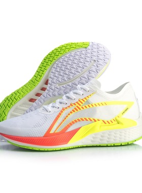 中国李宁追风LT男子跑步鞋低帮系带透气减震耐磨运动鞋ARBQ007