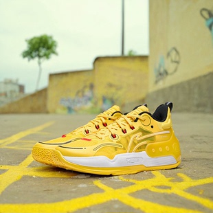 YOUNG轻量高回弹单网面篮球鞋 YKBT022 中国李宁男大童驭帅