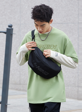 Lining/李宁冬季新款男女同款户外时尚舒适百搭运动腰包ABLS111