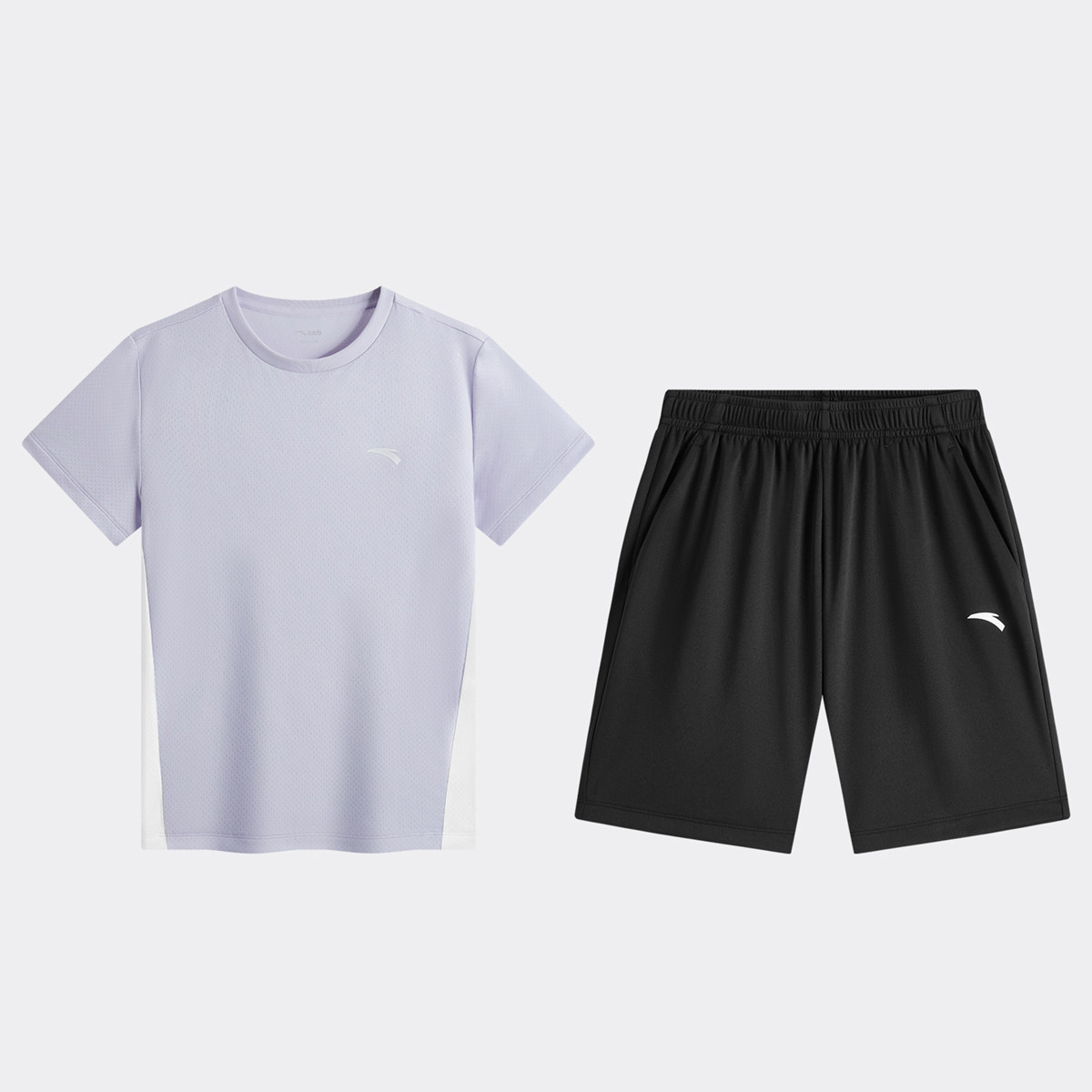 安踏夏季跑步系列儿童运动套装
