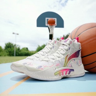 中国李宁反伍2运动鞋男款春季新款减震防滑耐磨高帮篮球鞋ABFU023