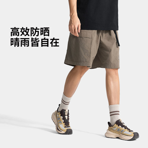 李宁CF溯防晒工装户外运动短裤