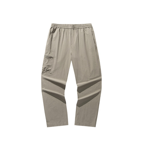 安踏男女款户外时尚梭织运动长裤