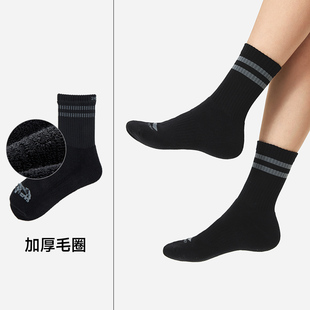 抗菌加厚柔软保暖中筒运动袜AWLU137 中国李宁运动生活系列男女款