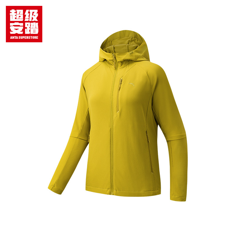 安踏户外女防泼水梭织运动外套