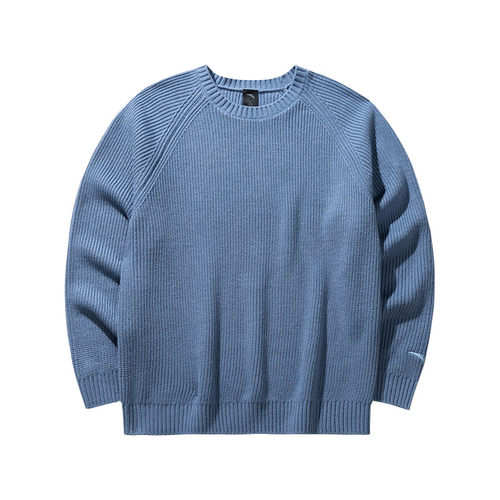 安踏秋季新款男子运动复古编织衫