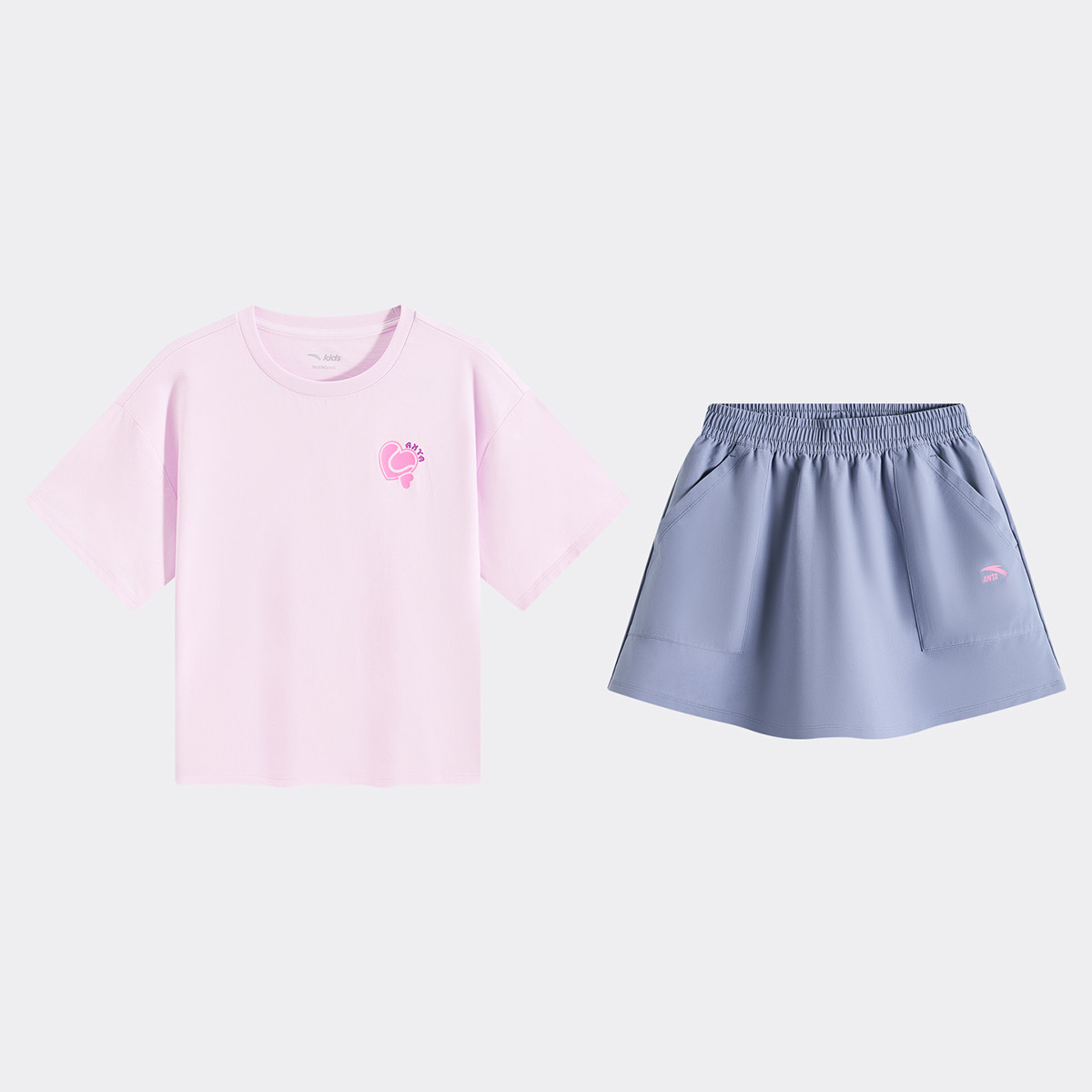 安踏户外系列女大童舒适运动套装