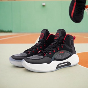 中国李宁正品篮球鞋驭帅14防滑耐磨高帮缓震男款比赛战靴ABAQ041