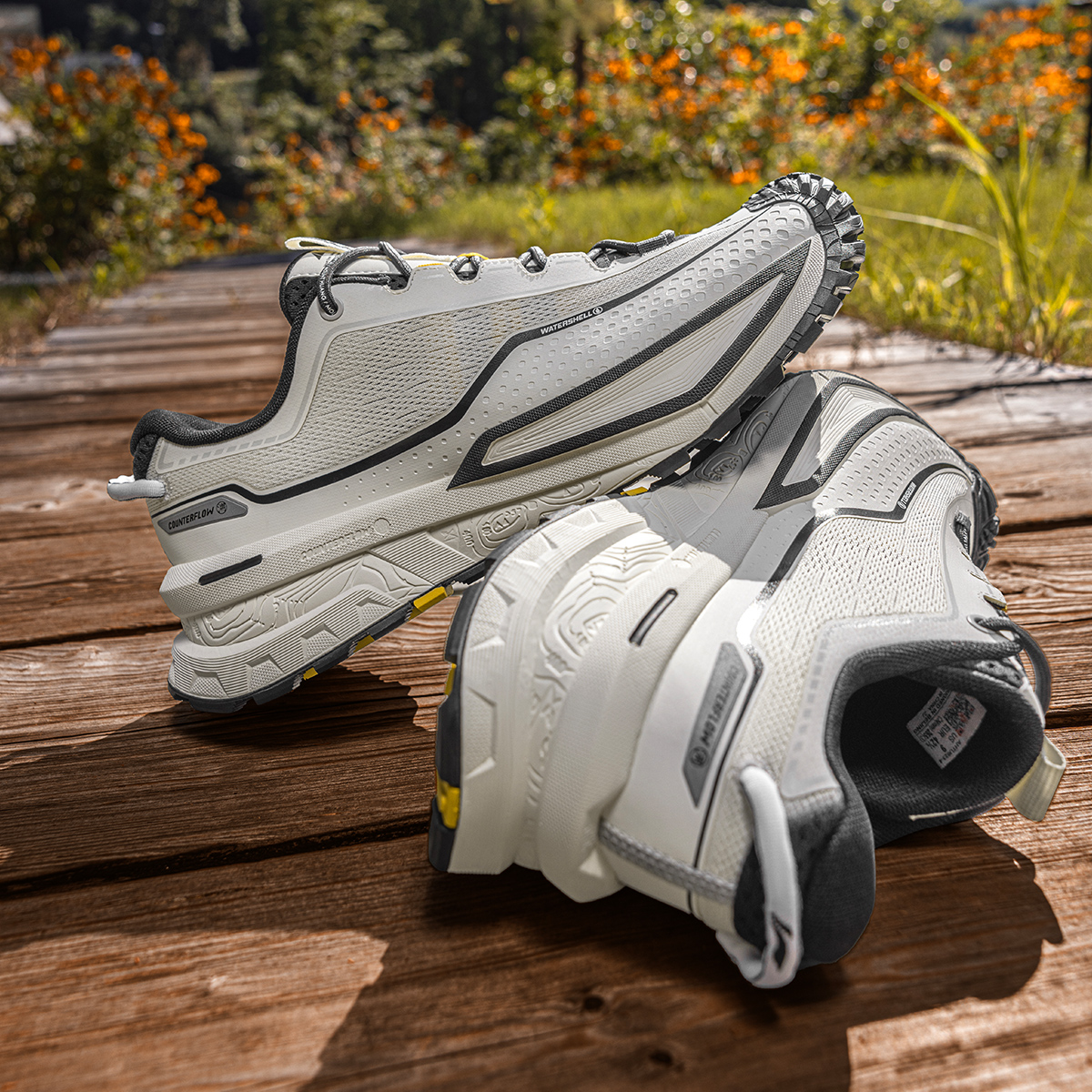 李宁反光男女系带CF溯行川徒步鞋