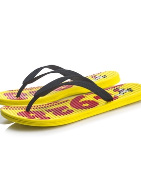 中国李宁男女同款沙滩鞋防滑耐磨休闲经典运动人字拖AGAP003