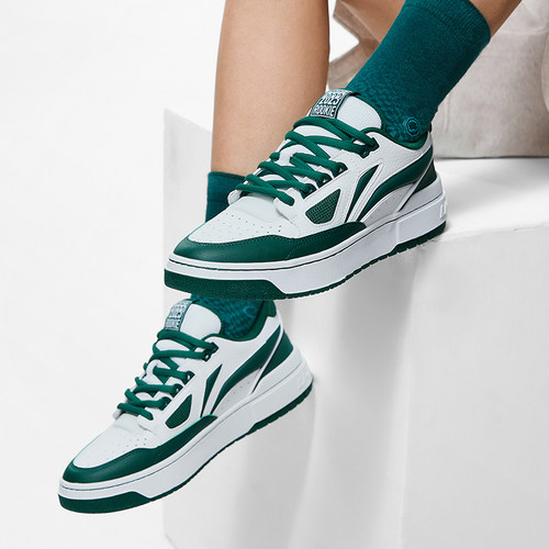 李宁反伍男生运动耐磨低帮板鞋