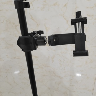 直播扩展机位夹配件三脚架手机金属增位夹头万能云台话筒固定器