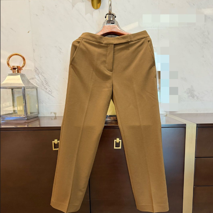 2025秋冬裤王时代懒人B备高级哑光磨砂進口美利奴羊毛9分直筒裤