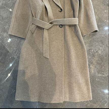 传说的奥秘'原厂原出101801B入纯羊绒大衣外套