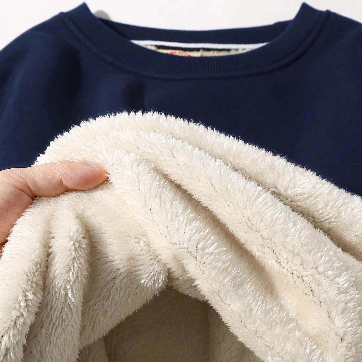 MAROLIO~抗寒零下20度！羊羔绒卫衣男冬季加绒加厚保暖圆领套头衫,男装,秀禾服,淘宝优惠券,粉丝福利购,淘宝优惠卷