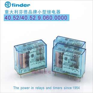 现货40.52.9.060.0000,DC60V意大利finder继电器/8脚插座95.95.3