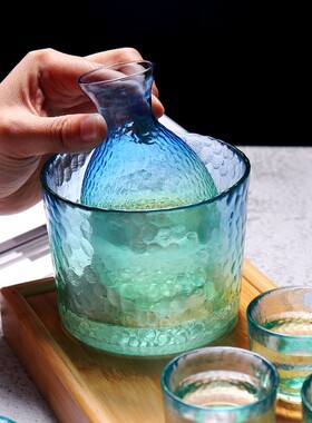 玻璃酒具套装半斤日式