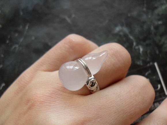 泰银 925纯银 曼谷银 手工银 正品 玉髓葫芦戒指14
