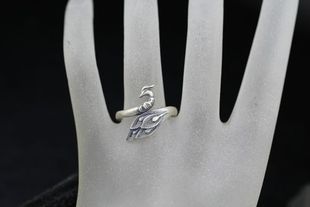 泰银 925纯银 手工 曼谷原创设计正品凤凰传奇活口戒指7-22