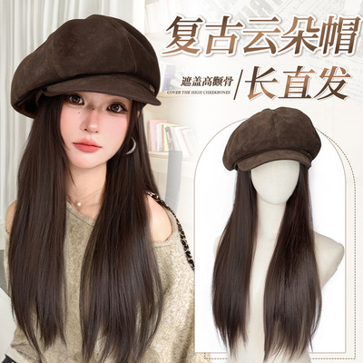 假发帽子款女仿真发新款自然减龄