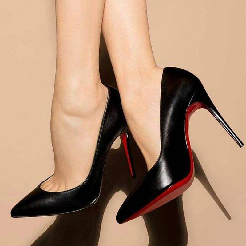 so kate 120 mm pumps patent calf leather black high heels